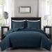 George Oliver Halle-Mia Standard Cotton 3 Piece Quilt Set Cotton in Blue | King Quilt + 2 King Shams | Wayfair 1A9D9DB2F57249D6BA3D4EBE4D070EF5