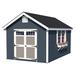 Little Cottage Company Colonial Williamsburg Outdoor Wood Storage Shed in Brown/White | 10' W x 20' D | Wayfair 10x20 WCGS-WPC