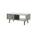 George Oliver Kilar Coffee Table Wood in Gray/Black | 17.5 H x 39 W x 19.75 D in | Wayfair 850E05FAB6554DC2B09F220C0E581675