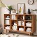 Hokku Designs Madieha Unfinished Bookcase Wood in Brown | 35.04 H x 59.06 W x 12.2 D in | Wayfair 75FC36E14527436E98021FB29FA7E1F1