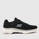 SKECHERS go walk 7 trainers in black & white