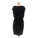 Adrianna Papell Casual Dress - Sheath: Black Solid Dresses - Women's Size 8