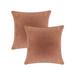 A1HC Pack of 2 Velvet Throw Pillow Insert, Hypoallergenic Down Alternative Fill