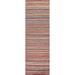 Striped Gabbeh Kashkoli Oriental Runner Rug Wool Hand-knotted Carpet - 2'8" x 9'10"