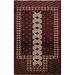 Geometric Balouch Persian Traditional Wool Area Rug Hand-knotted - 2'10" x 3'9"