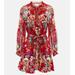 Printed Silk Minidress