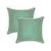 A1HC Pack of 2 Velvet Throw Pillow Covers, Hidden YKK Zipper Closure