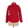 Vineyard Vines Fleece Jacket: Short Red Print Jackets & Outerwear - Kids Girl's Size 16