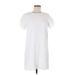 Lulus Casual Dress - Shift: White Solid Dresses - Women's Size Medium