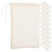 50pcs Stew Seasoning Filter Bags Cotton Filter Bags Loose Tea Coffee Filter Bags Thicken Pouches