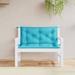 Garden Bench Cushions 2pcs Turquoise 39.4 x19.7 x2.8 Fabric