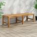 Patio Bench 59.1 Solid Teak Wood