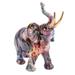 Nordic Painting Graffiti Elephant Sculpture Figurine Colorful Art Elephant Statue Resin Animal Statue Decor C