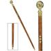 Collectible Authentic Fluted Sphere Gentleman s Walking Stick