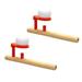 2pcs Classic Wooden Games Floating Blow Pipe and Balls Balance Blowing Toys Fun Stress Reliever for Kids Children Toddler