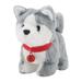 Plush Dog Toys for Kids Electronic Interactive Pet Dog Real Dog Stuffed Toy Dogs That Walk and Bark Tail Wagging Realistic Puppy Electric Walking Animals Electronic Pets for Little Teen Gift