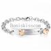 only love Â¡Â± Promise Jigsaw Puzzle Stainless Steel Mens Womens Chain Bracelet