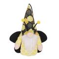 EFINNY Bumble Bee Gnome Plush - Spring Gnomes Plush Ornaments -Scandinavian Tomte Elf World Bee Day Decor Swedish Dwarf Figurine Table Shelf Tiered Tray Decorations bee gnome