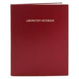 MYXIO Lab Notebook - 240 Pages (.25 Grid Format) 8 7/8 x 11 1/4 Red Cover Smyth Sewn Hardbound Laboratory Notebook (LIRPE-240-LGR-A-LRT1)