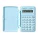 Pocket Calculator Handheld Calculator Basic Standard Function Calculator Cute Calculator with Button Battery 8 Digit Display Mini Office Calculators for Kids Teachers 4 Colors(Fresh Color)