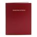 MYXIO Red Engineering Notebook - 240 Pages (.25 Engineering Grid Format) 8 x 10 Engineering Lab Notebook Red Cover Smyth Sewn Hardbound (EPRIL-240-SGS-LRT4)