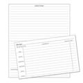 Rite In The Rain Weatherproof Recipe Cards 6 x 5 2-Sided 100# Card-stock Paper 50 Pack (No. RC35) White