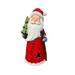 LSLJS Christmas Santa Night Light Christmas Decorations 6 inch Resin Santa Holding Light Illuminated Decorations Handicrafts Desktop Christmas Theme Glowing Ornaments Christmas Gifts for Party