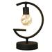 FAGUANGAO Industrial Table Lamp Small Touch Control 3 Way Dimmable Edison Lamp Vintage Iron Cage Desk Lamp Retro Steampunk E33 Nightstand Lamp for Bedroom Office(LED Bulb Included) gticphyj1794