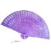 HANXIULIN Wedding Hand Fragrant Party Carved Bamboo Folding Fan Chinese Style Wooden Tool Product