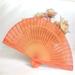 HANXIULIN Wedding Hand Fragrant Party Carved Bamboo Folding Fan Chinese Style Wooden Tool Product