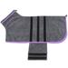 Jzenzero Super Soft Fast-Drying Dog Towel Quick Drying Pet Towel for Bath & Beach Trips Soft Bathrobe Towel for Dogs of All Breeds 2XL Dark Grey