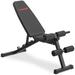 PITHAGE Foldable & Adjustable Workout Bench for Home Gym Strength Training 660lbs Weight