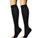 SZXZYGS Compression Socks Women Solid Casual Sports Socks Calf Socks Elastic Compression Stockings