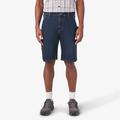 Dickies Men's Denim Utility Shorts, 11" - Dark Wash Size 34 (DX601)