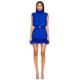 Amanda Uprichard Sullivan Mini Dress in Blue. Size M, S, XS.