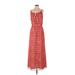 Banana Republic Factory Store Cocktail Dress Scoop Neck Sleeveless: Orange Dresses - Women's Size 4