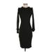 Susana Monaco Casual Dress - Sheath: Black Dresses - Women's Size X-Small