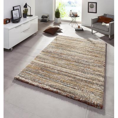 Hochflor-Teppich HANSE HOME "Granite" Gr. 3, braun, B:133cm H:25mm L:195cm, Kunstfaser, Teppiche, Teppich, Hochflor, Shaggy, Weich, Flauschig, Wohnzimmer, Schlafzimmer Image