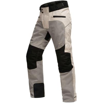Motorradhose NERVE "Tourenhose Outback" Gr. S, schwarz (hellgrau, weiß, schwarz), Hosen, S, N-Gr, Obermaterial: 100% Polyester. Miedereinsatz: 100% Polyester Image