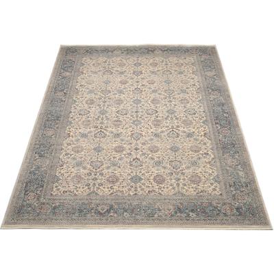 Teppich OCI DIE TEPPICHMARKE "GRAND FASHION 04", beige (creme, blau), B:240cm H:5mm L:340cm, Polyester, Teppiche Image