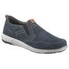 Slipper JOSEF SEIBEL "Enrico 04", Herren, Gr. 41, blau (navy), Nubukleder, casual, Schuhe, Komfortschuh, Schlupfschuh mit dezenten Kontrastdetails