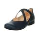 Ballerina THINK "GUAD2" Gr. 38, blau (navy) Damen Schuhe Business-Halbschuhe