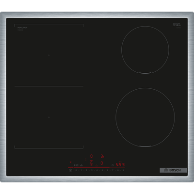 BOSCH Induktions-Kochfeld "PVS645HB1E", schwarz, B:58,3cm H:5,5cm T:51,3cm, Kochfelder