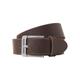 Ledergürtel JACK & JONES "JACROCK LEATHER BELT NOOS" Gr. 90, braun (brown stone) Damen Gürtel Ledergürtel