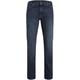 Regular-fit-Jeans JACK & JONES "CLARK EVAN" Gr. 30, Länge 32, blau (blue denim) Herren Jeans Regular Fit