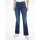 Bequeme Jeans TOMMY JEANS "Sylvia" Gr. 31, Länge 32, blau (mid blue32) Damen Jeans High-Waist-Jeans