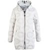 Steppmantel DEPROC ACTIVE "GILMOUR MEGATE LONG WOMEN", Damen, Gr. 36 (S), weiß, 100% Polyester, casual, Langarm mit Gummizug, Mäntel, auch in Großen Größen erhältlich
