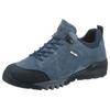 Schnürschuh WALDLÄUFER "H-AMIATA", Damen, Gr. 7,5 (41), blau (jeansblau), Veloursleder, Textil, Gummi, sportlich, Schuhe, Freizeitschuh, Halbschuh, Outdoorschuh mit TEX-Ausstattung, H-Weite