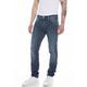 Slim-fit-Jeans REPLAY "Anbass" Gr. 32, Länge 36, blau (wash dark blue) Herren Jeans Slim Fit