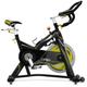 Speedbike HORIZON FITNESS "GR6" Fahrradtrainer Gr. ohne Unterlegmatte, schwarz (schwarz, gelb) Racer-Bikes